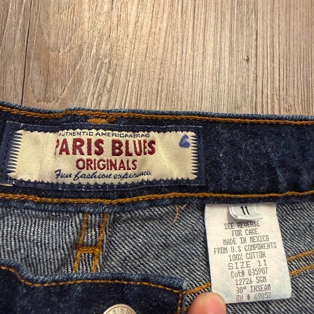 Paris Blues Womens 11 Vintage Y2K Bootcut Flare Jeans - Picture 3 of 10